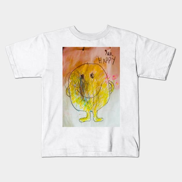 Mr Happy Kids T-Shirt by Tovers